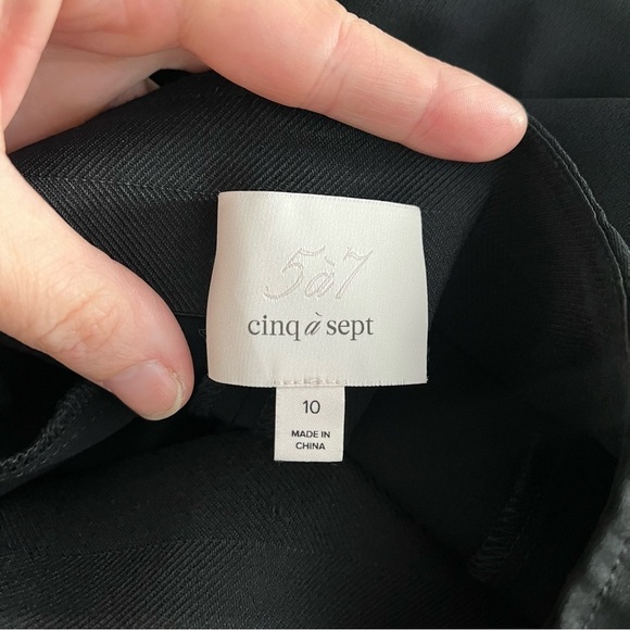 CINQ A SEPT x REVOLVE Brianne Slit-Leg Trouser Pants - Picture 9 of 11